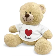 Personalized I Heart You Teddy Bear - 21"