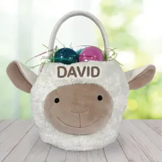 Embroidered Lamb© Easter Basket