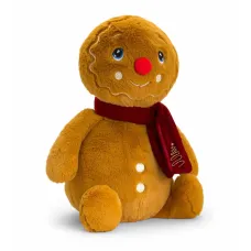 Personalised Keel Toys Gingerbread Man with Scarf 25cm