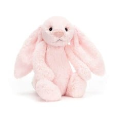 Personalised Jellycat Bashful Bunny Pink
