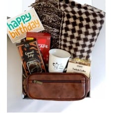 Coffee & Comfort Scarf Gift Box for Him