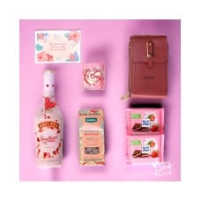 Strawberries & Cream Irish Cream and Wallet Gift Box