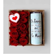 Long Distance Roses Gift Box