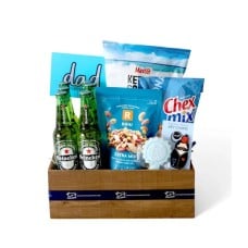 Heineken & Snacks Celebration Basket for Dad