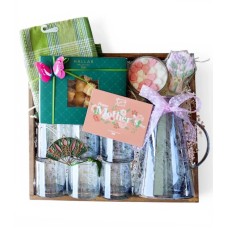 Mom's Baklava & Glass Pitcher Serving Gift Tray