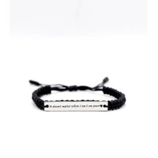 I AM YOURS 925 Sterling Silver Unisex Bracelet