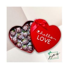 HELLO LOVE Chocolate Dipped Strawberries