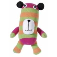 Plush toy sock, bear motif