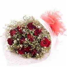 12 Red Rose Bouquet