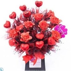 Red Rose Hearts