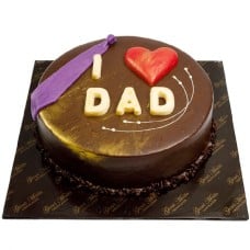 I Love Dad' Father's Day Chocolate Gateau