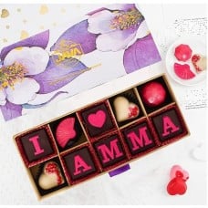 Java 'I Love Amma' 10 Pieces Chocolate Box