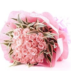 20 Pink Pearl Roses Bunch
