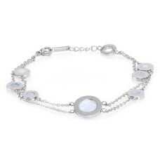 Stainless steel link bracelet