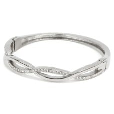 Stainless steel CZ bracelet