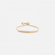 Stainless steel bracelet with adjustable slide