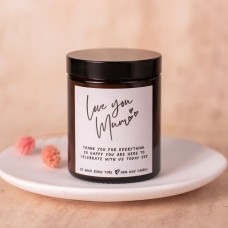 Candle Gift for Mum - Personalised Candle with Message