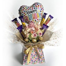 Happy Birthday Chocolate Bouquet with Dairy Milk Chocolate