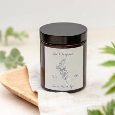 April Birthday Flower Candle