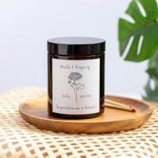 November Birthday Flower Candle