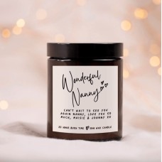 Personalised Candle for a Wonderful Nanny