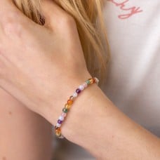 4mm Chakra Bracelet - Natural Gemstone Beads for Alignment & Wellbeing