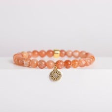 Sunstone Gemstone Bracelet - Celestial-Themed Charm, Handmade Jewellery
