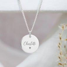 Personalised Name Necklace Sterling Silver