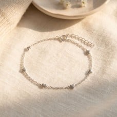 Sterling Silver Multi Heart Bracelet