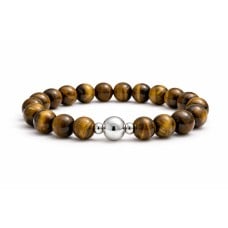 Tiger Eye Strength Bracelet - 8mm
