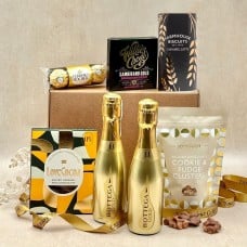 Golden Sparkle Prosecco & Chocolate Gift Box
