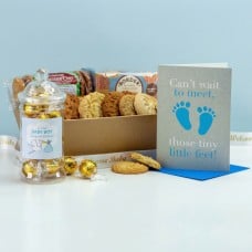 New Baby Boy Cookies and Truffles