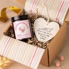 Personalised Baby Girl Gift Set with Keepsake