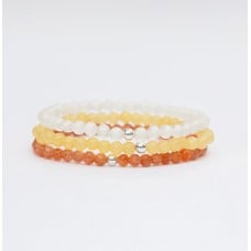 Joy & Positivity Bracelet Set - Uplifting Crystal Healing Jewellery