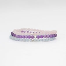 Calm & Tranquility Gemstone Bracelet Set