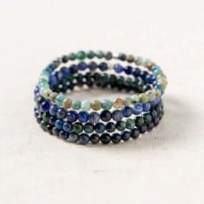 Third Eye Chakra Bracelet Set - Crystal Healing for Intuition & Clarity