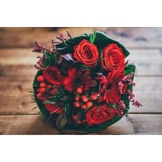 Red Christmas Arrangement