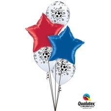 Bukiet 1224 Les Tricolores Qualatex #99603 99606 11755-3