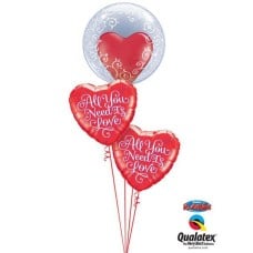 Bouquet 136 Deco Bubble Fancy Filigree Qualatex #13963 21827-2 24663-1