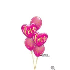 Bouquet 1651 We Make a Great Pair Qualatex #16766-2 85706-3 25999-3