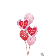 Bouquet 1682 For your favorite sweetheart! Qualatex #24735-2 85713-3