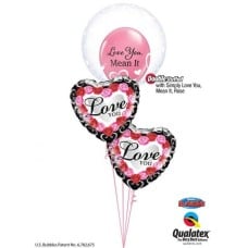 Bouquet 803 I am Yours - No Refunds! Qualatex #29505 43791-1 54858-2