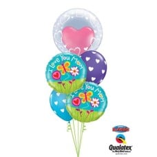 Bukiet 331 Deco Bubble Stylish Hearts