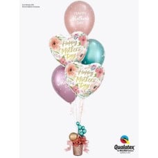 Bukiet 900 Mother' Day Chrome™ Balloon Bouquet Qualatex #82207-2 85704-3 58275-1 58272-1 58274-1