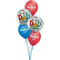 Bukiet 985 Thanks Dad Qualatex #55818-2 24362-3