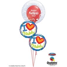 Bukiet 995 Hearts For Dad Qualatex #29505 55821-2 24362-1