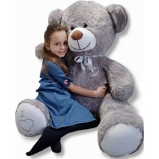 LARGE GIANT PLUSH BEAR MASCOT 160cm – gray