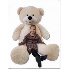 LARGE TEDDY BEAR 220cm GIANT PLUSH TOY MASCOT – LIGHT BEIGE