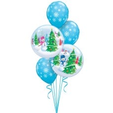 22 Inch  or 56cm Festive Trees and Snowmen
