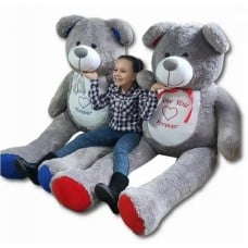 LARGE TEDDY BEAR 200cm – Gray